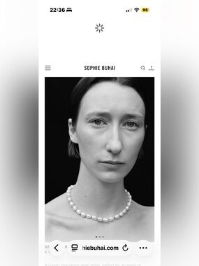 Final Price- No Offers! Sophie Buhai Art Deco White Pearl Necklace